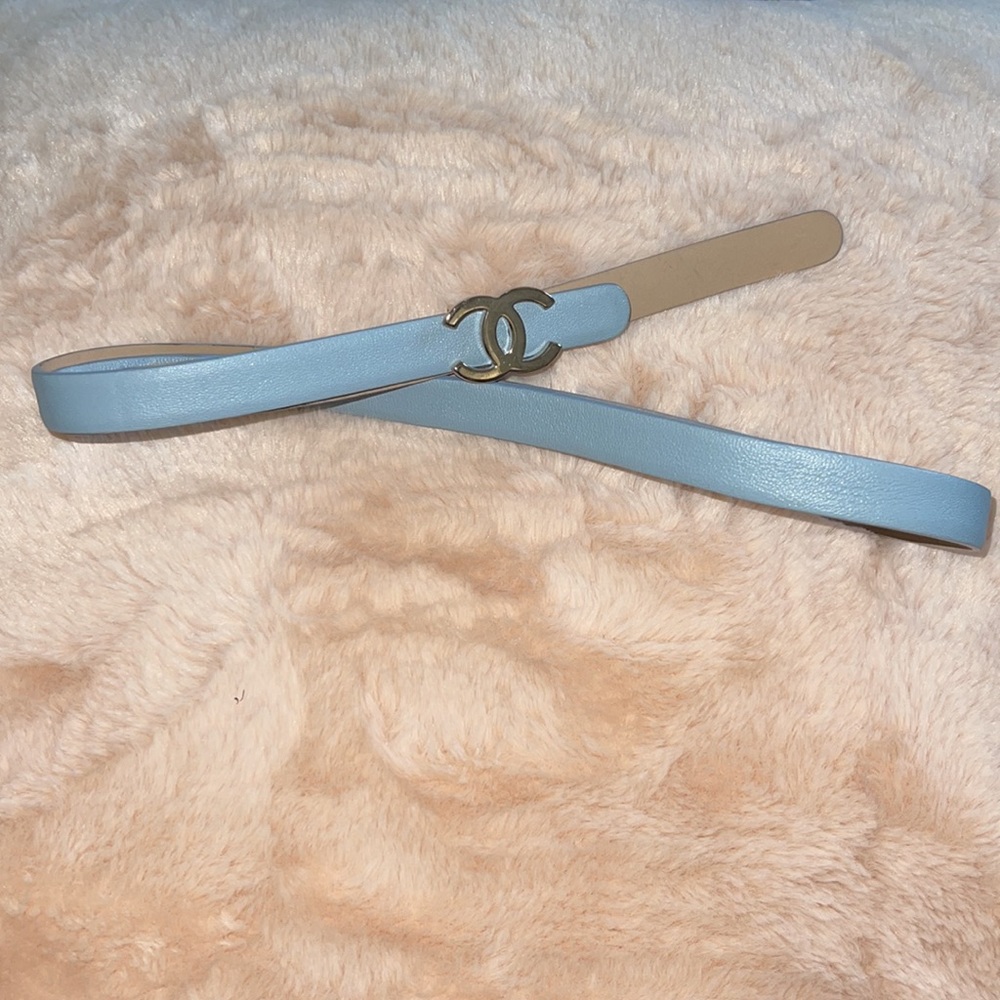 Chanel Blue belt